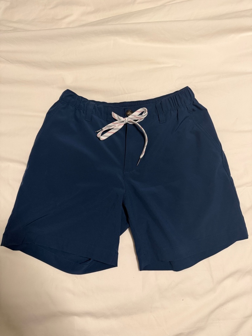 chubbies Solid Navy Blue Swim Trunks
